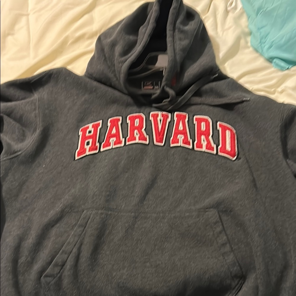 Harvard Gray Hoodie Sweater